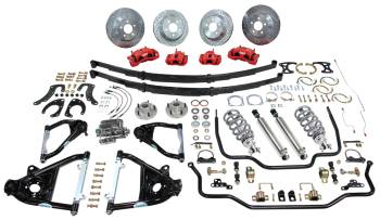 What kind of shocks are included in the front of the kit?