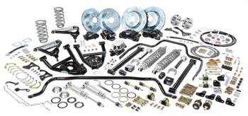 What size are the front disc brakes in the kit?