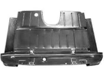 What condition is the cab floor assembly in?