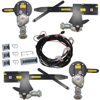 What is the significance of the reverse polarity motors and switches in this kit?