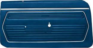 What material is used for the front door panels?