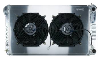 What is the cooling row configuration of the radiator?