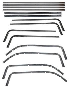What is the purpose of the lower metal edging?
