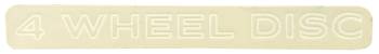 4-Wheel Disc Door Handle Insert White Questions & Answers