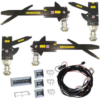 What is the installation process for the power window kit?