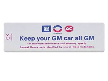 Is the decal compatible with a 1972 Chevelle with a 307 Turbo-Fire engine?
