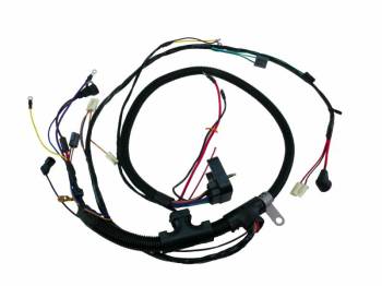 What is the installation tip provided for this engine harness?
