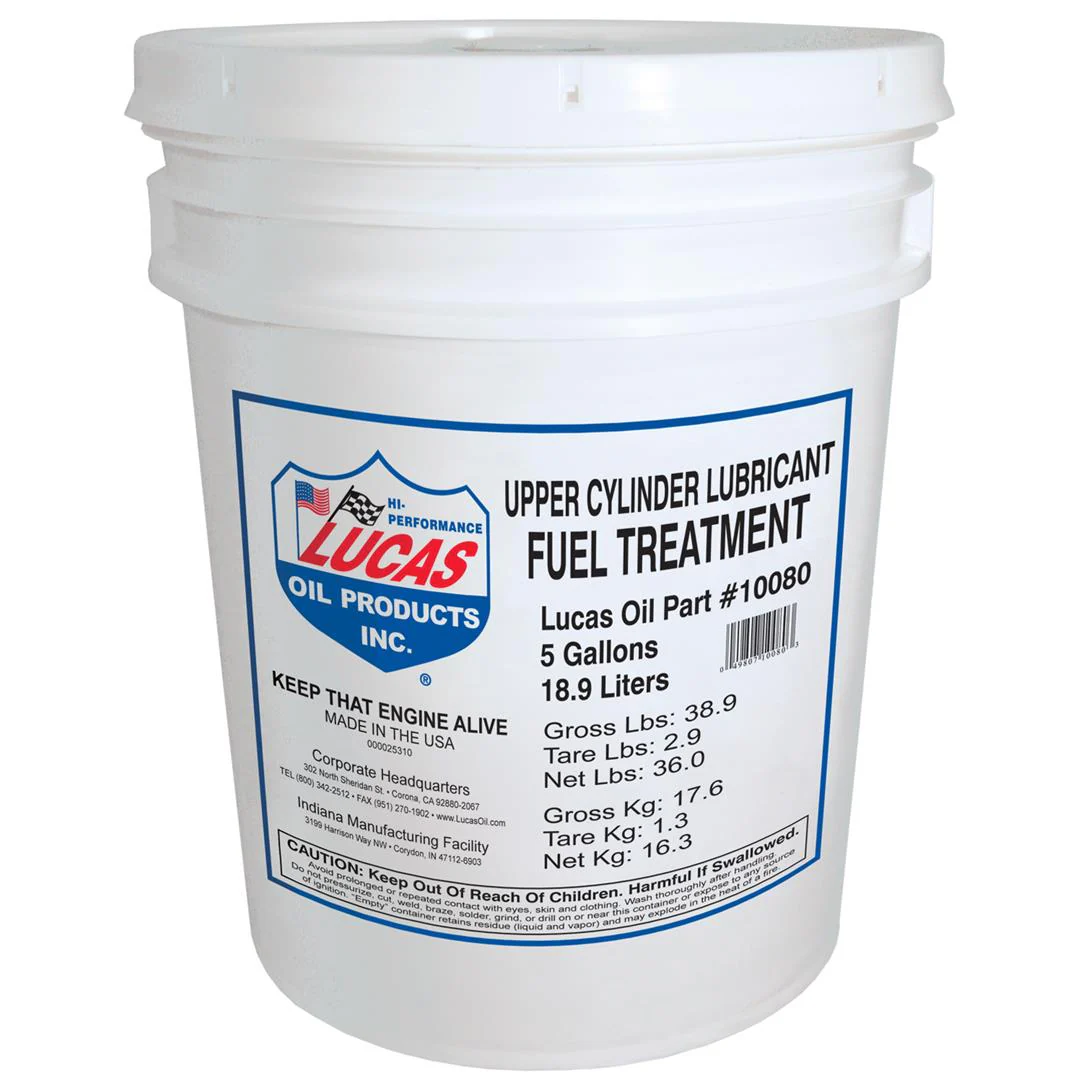 LUCAS OIL 10080 5 GALLON FUEL TREATMENT Questions & Answers